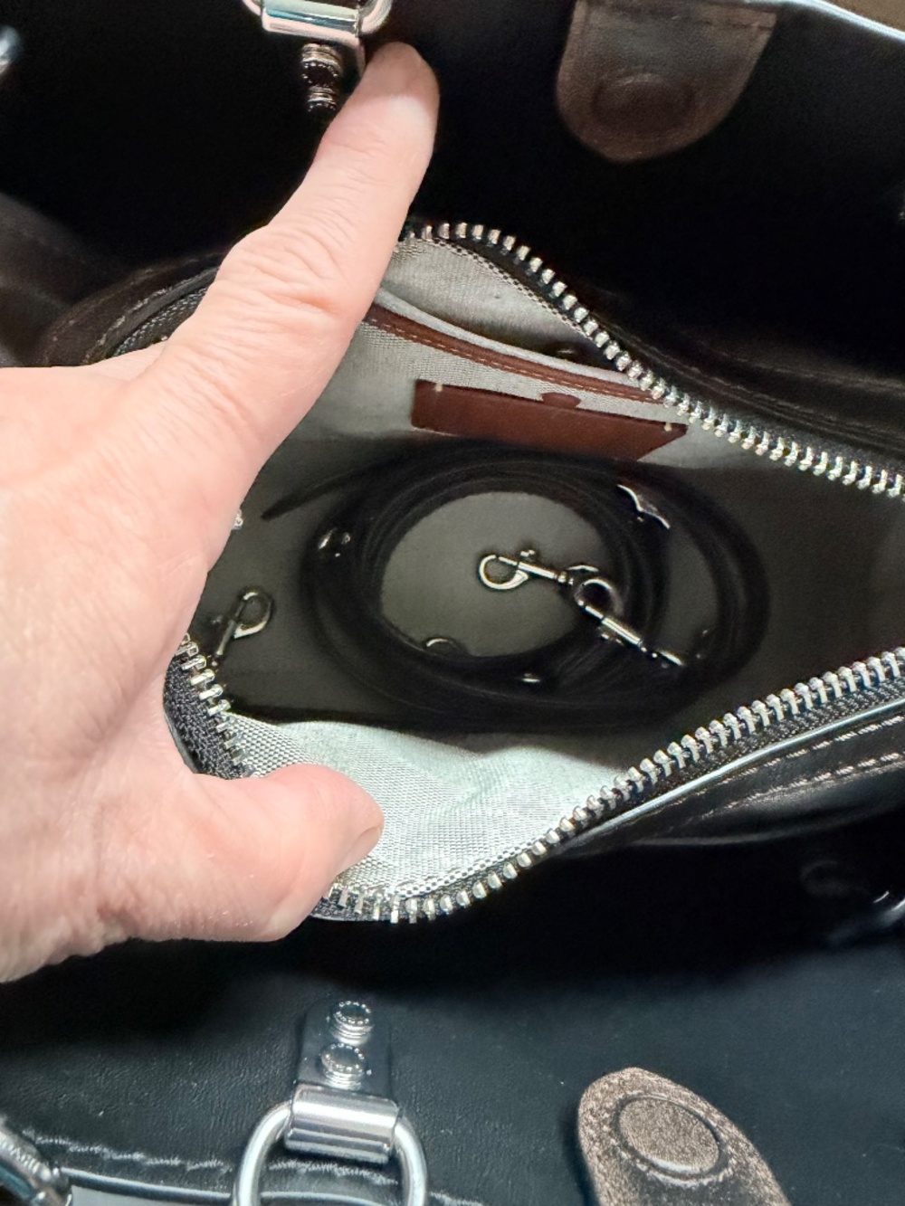 Coach Rogue 31 Loved Leather with Charms - Picture 5 of 16
